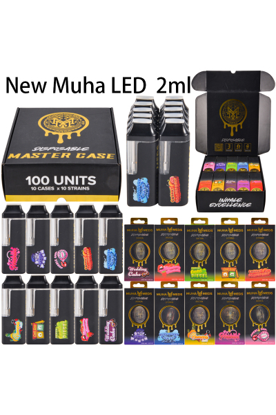 2025 Muha Med 2g With LED Empty Disposable Vape Pen 01