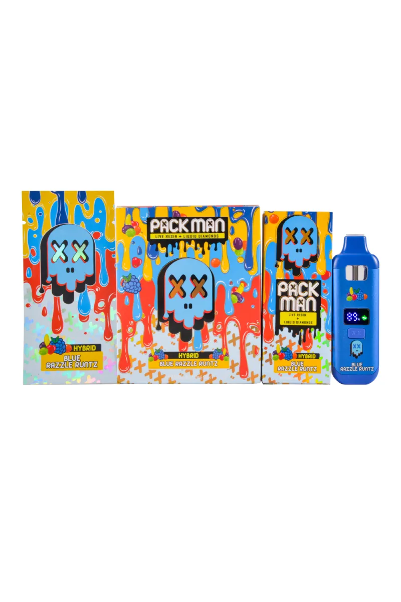 500pcs/lot USA Stock 2g Packman Mini With LED