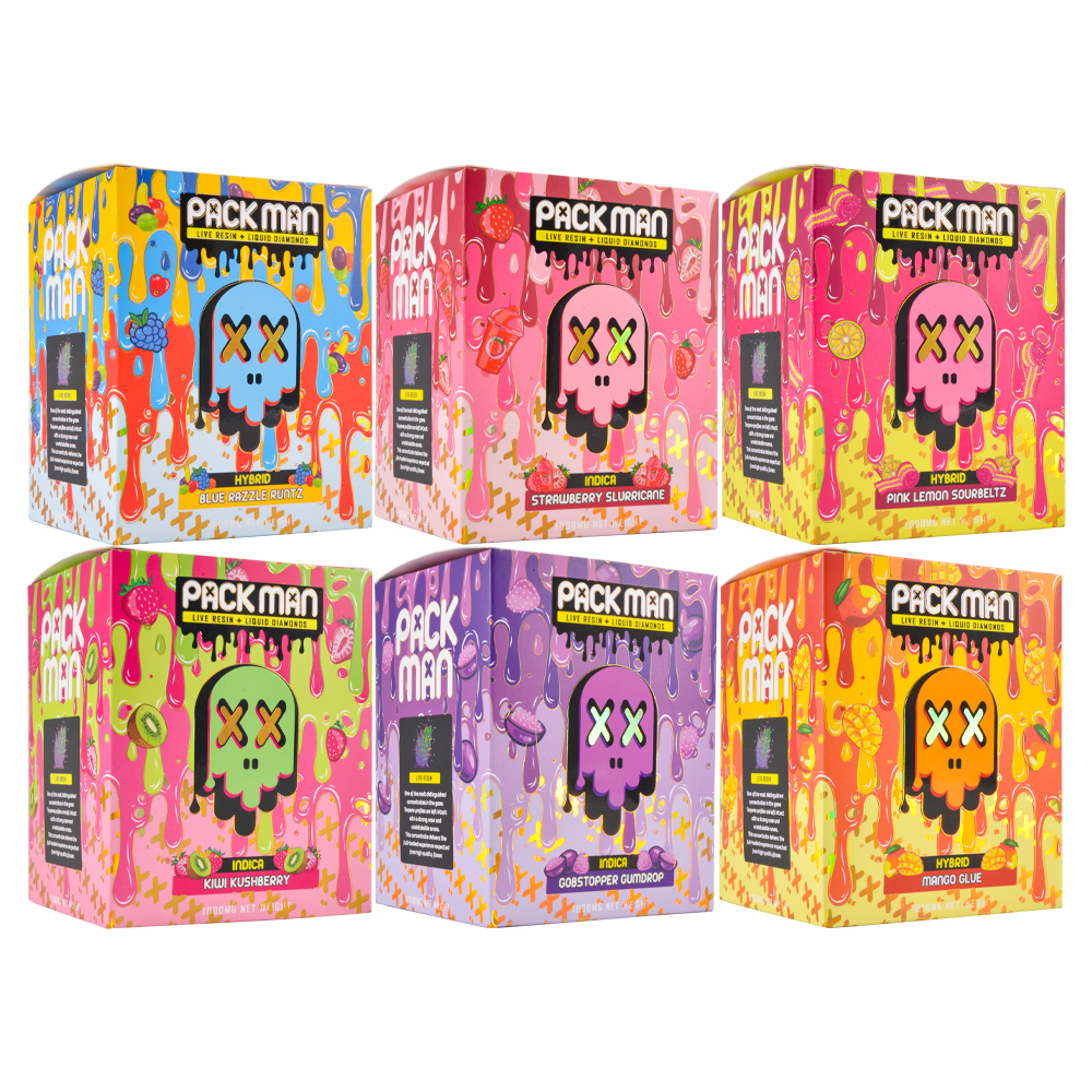 500pcs/lot USA Stock 2g Packman Mini With LED