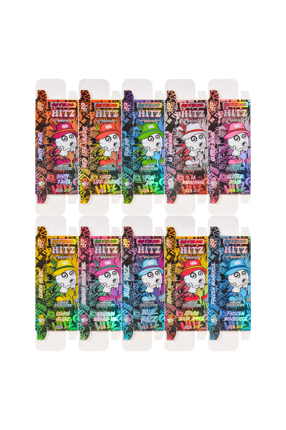 2ml LED HITZ Gen 6 Empty Disposable Vape Pen 