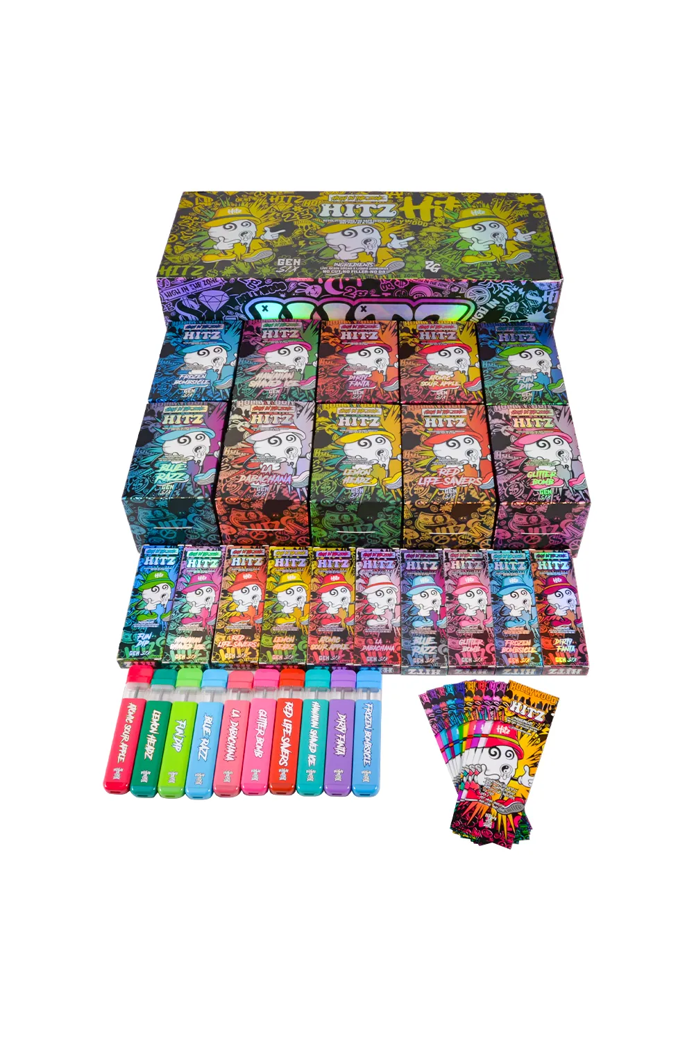 2ml LED HITZ Gen 6 Empty Disposable Vape Pen 