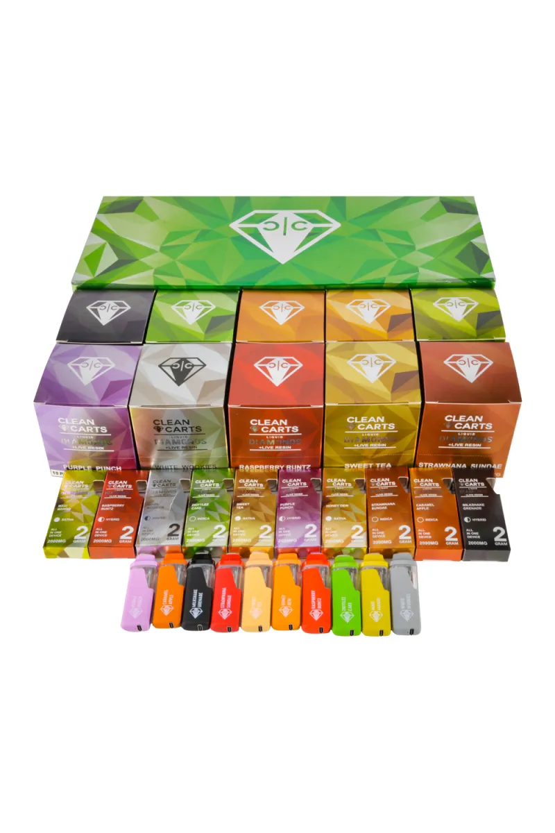 Wholesale Clean Carts Empty Disposable Vape Pens
