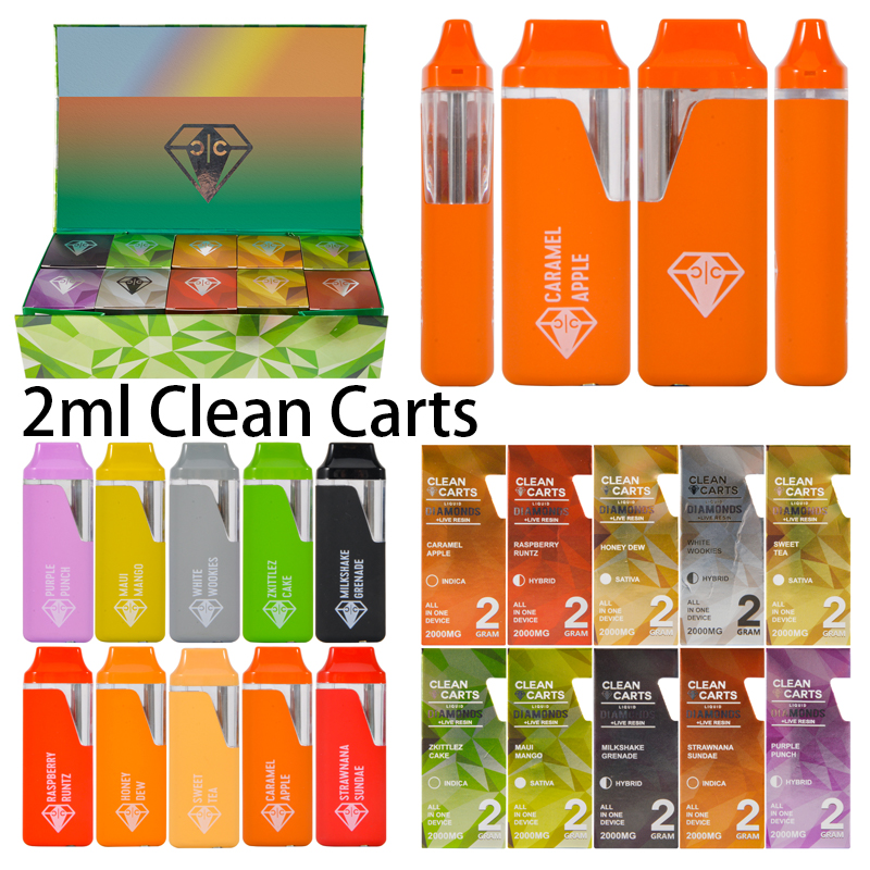 Wholesale Clean Carts Empty Disposable Vape Pens