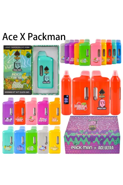 300pcs/lot Ace X Packman Disposable USA Stock 01