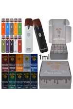 200pcs/lot Germany Big Chief 1g Live Resin Disposables