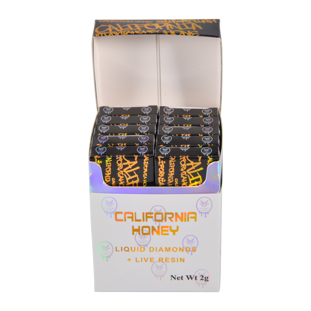 300pcs/lot 2ml California Honey USA Stock 