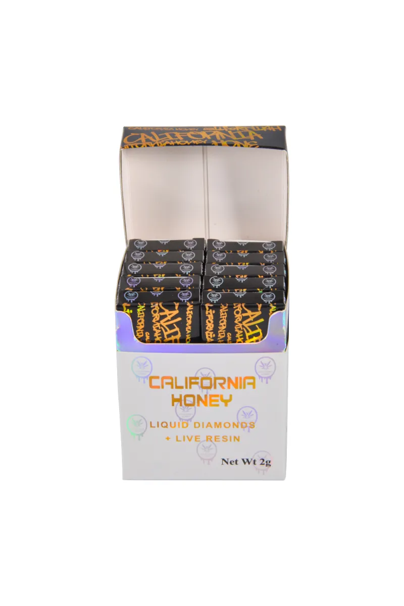 300pcs/lot 2ml California Honey USA Stock 