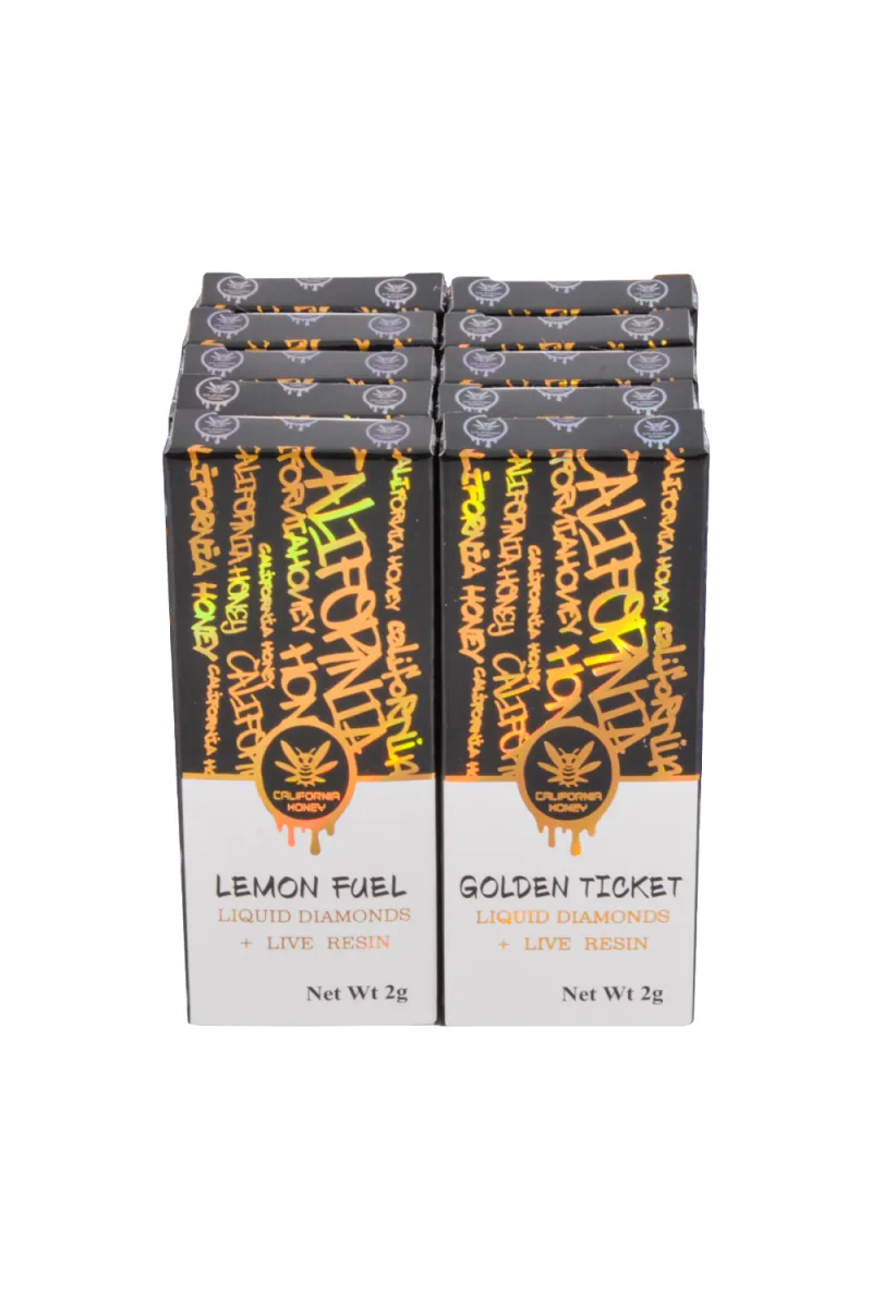 300pcs/lot 2ml California Honey USA Stock 