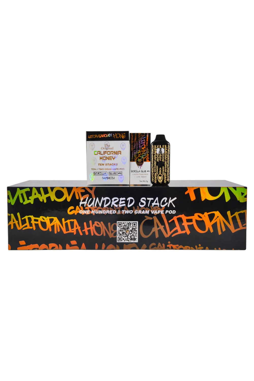 300pcs/lot 2ml California Honey USA Stock 