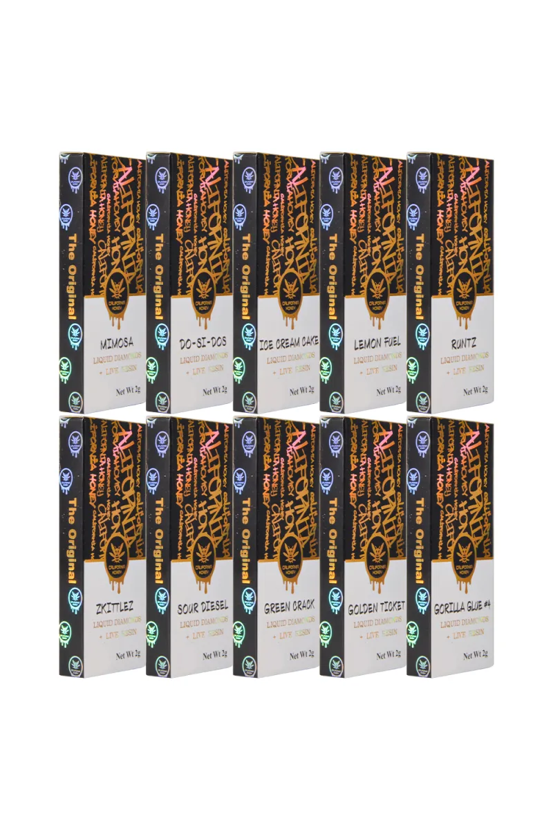 300pcs/lot 2ml California Honey USA Stock 
