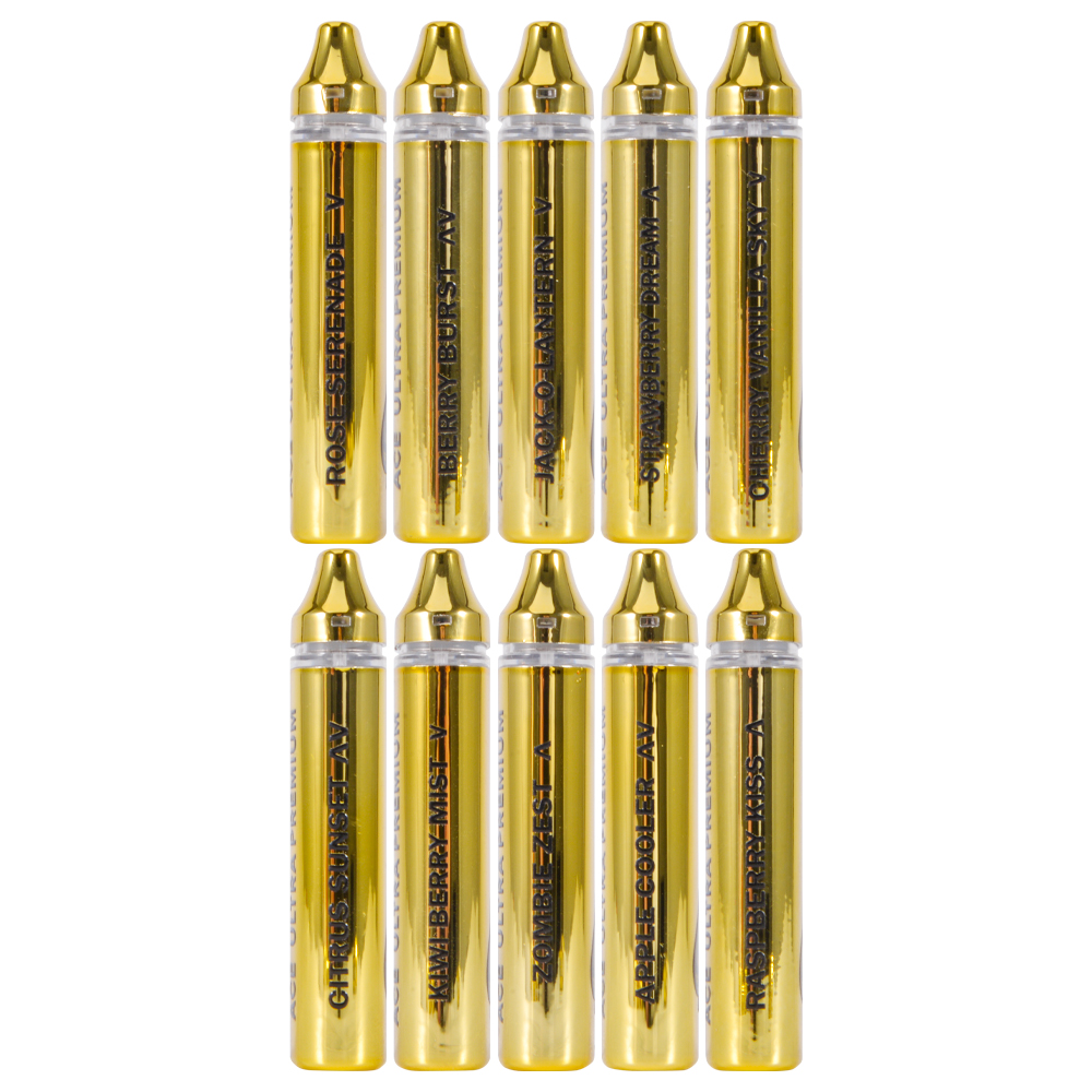 Orange ACE Ultra Premium 2ml Empty Disposable Vape Pen