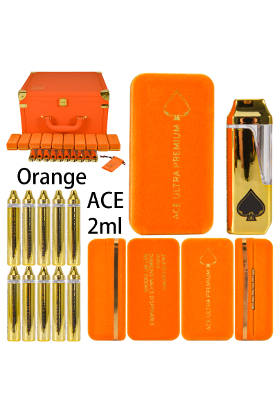 Orange ACE Ultra Premium 2ml Empty Disposable Vape Pen 01