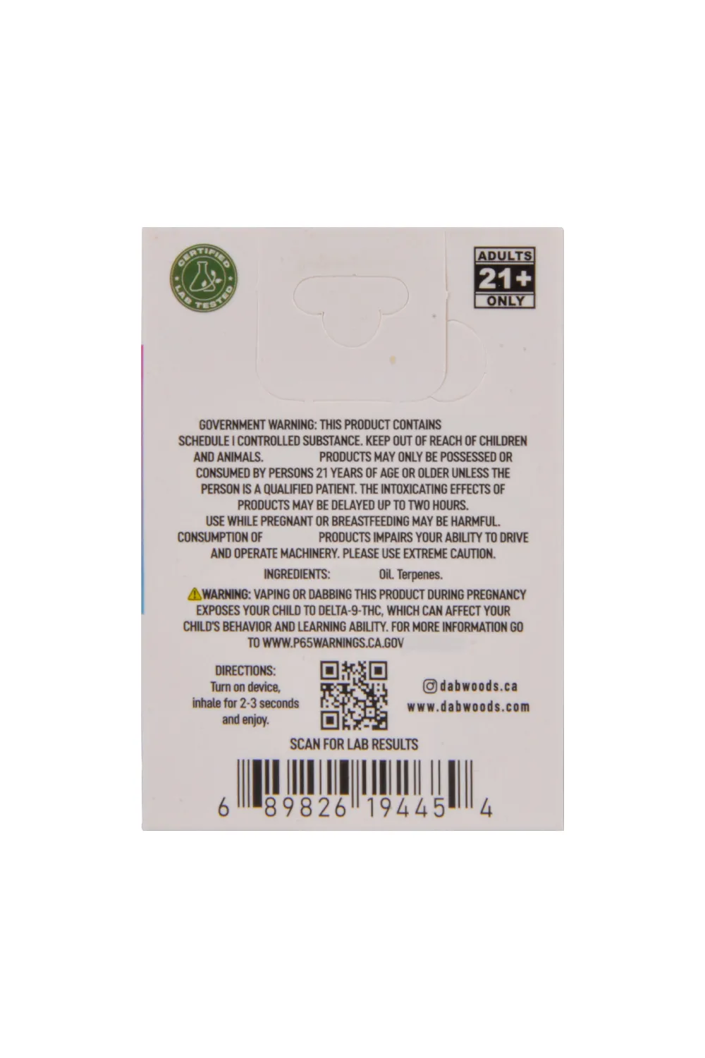 New Products Dabwoods 2ml Empty Disposable
