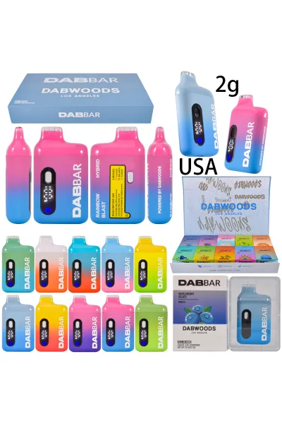 USA 2g Dabwoods Dab Bar Liquid Diamonds Vape 01
