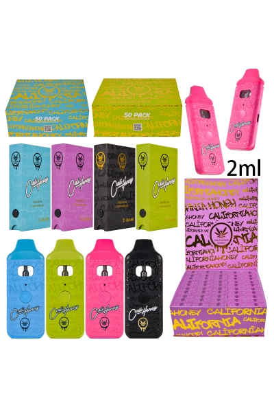 4 Colors California Honey 2ml Vape Pen 01