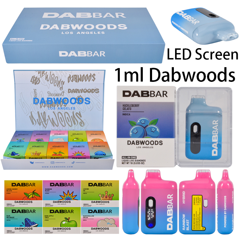 500pcs/lot Dabwoods Dab Bar 1g USA Stock