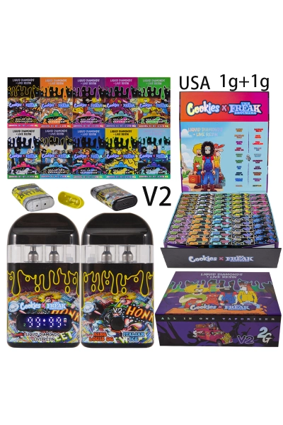 USA 1g +1g Cookies x Freak Brothers V2 Disposable 01