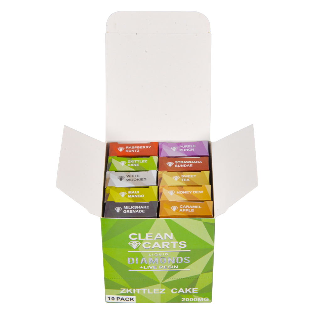 USA Stock 500pcs/lot Clean Carts 2g Disposables