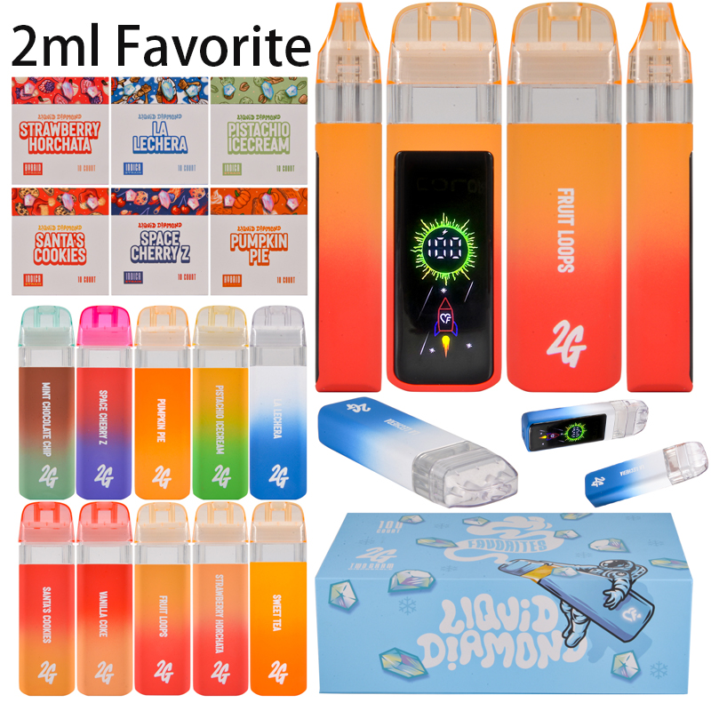 Large LED Screen Favorite 2g Empty Disposables