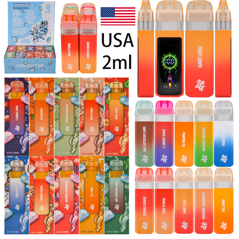 300pcs/lot Favorites Full LED Screen Vape In USA Warehouse