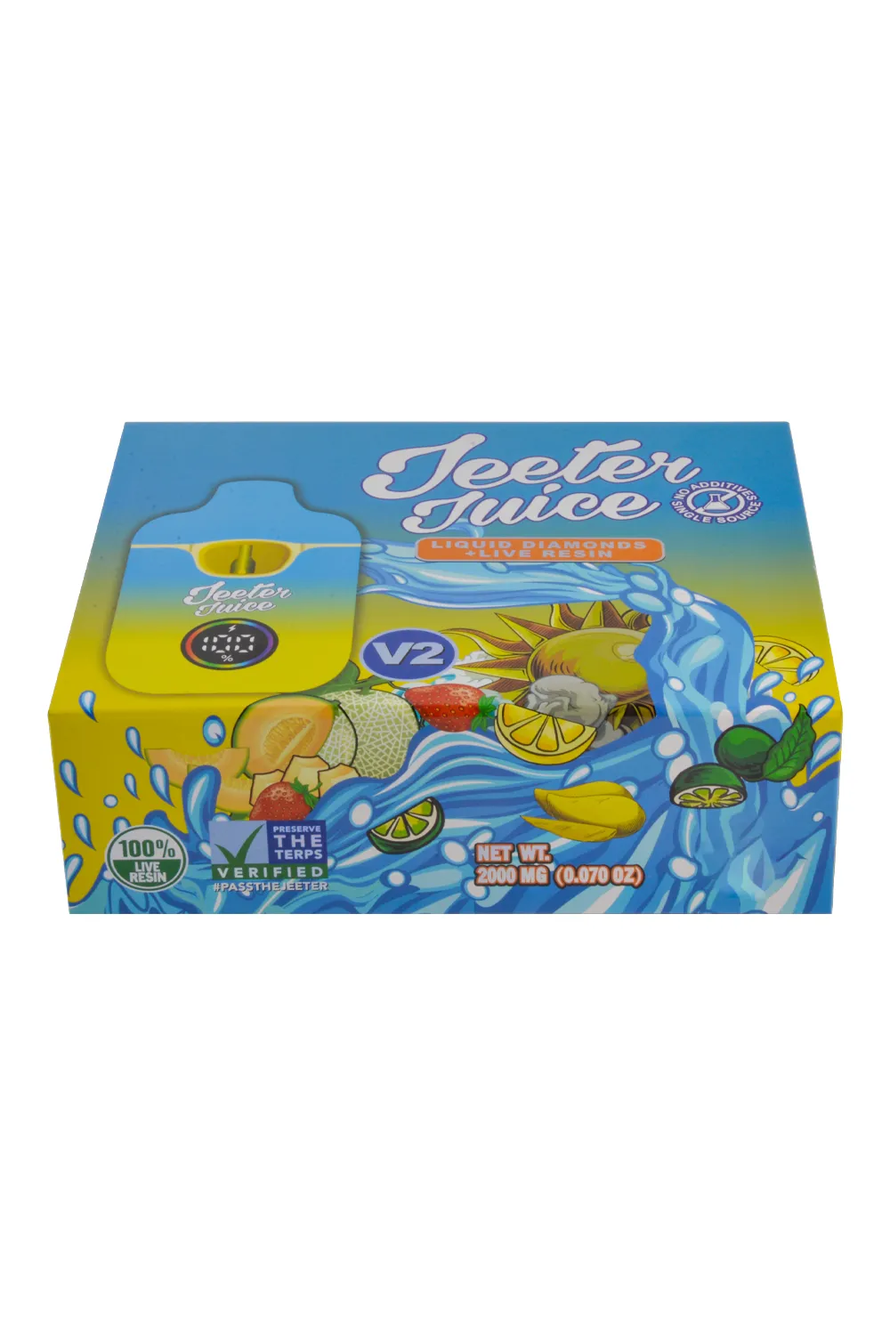 USA Stock 2 Gram Jeeter Juice V2 Live Resin Vapes