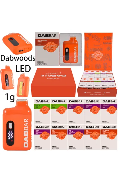 Dabwoods 1ml LED Screen Empty Disposables 01