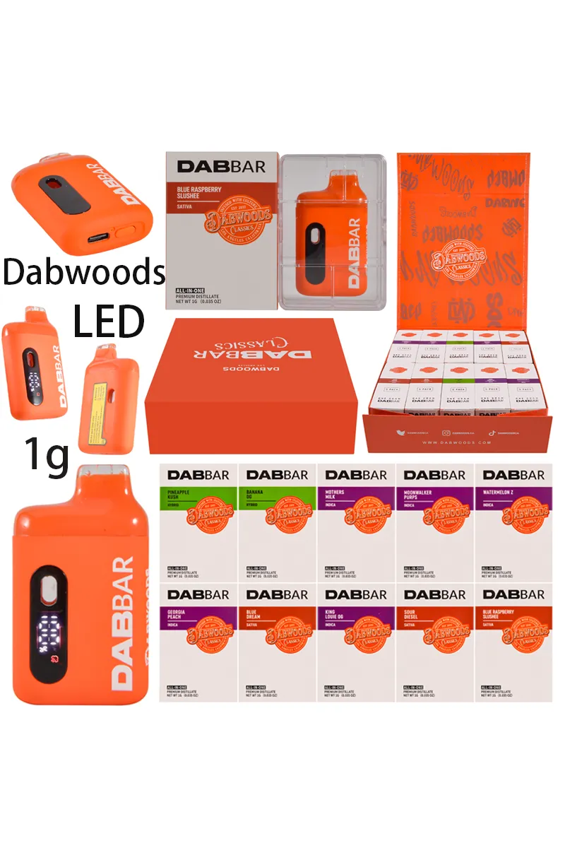 Dabwoods 1ml LED Screen Empty Disposables