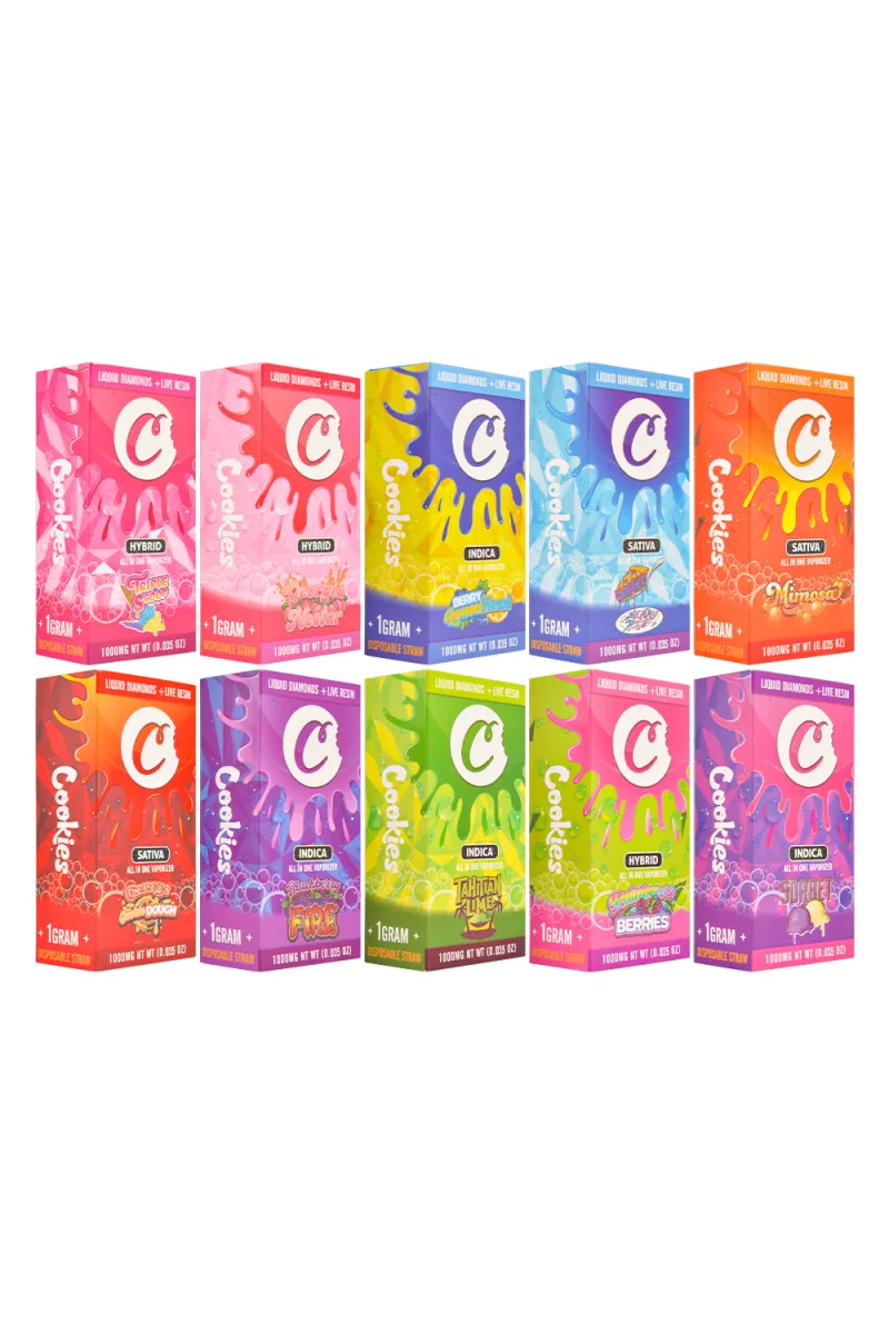 LED Cookies 1ml Empty Disposable Vape Pens