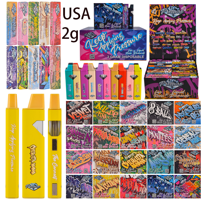 USA Stock Pressure Live Resin 2g Diposables