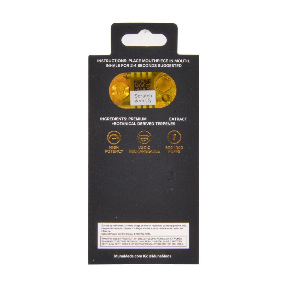 USA 2g Muha Meds New Your Edition 500pcs/lot