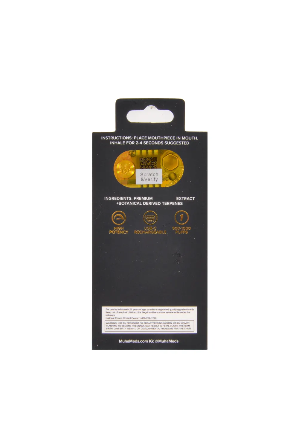 USA 2g Muha Meds New Your Edition 500pcs/lot