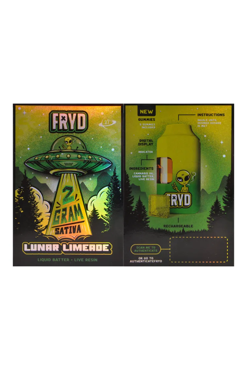 2025 New Fryd 2 Gram Empty Disposable Vape Pens