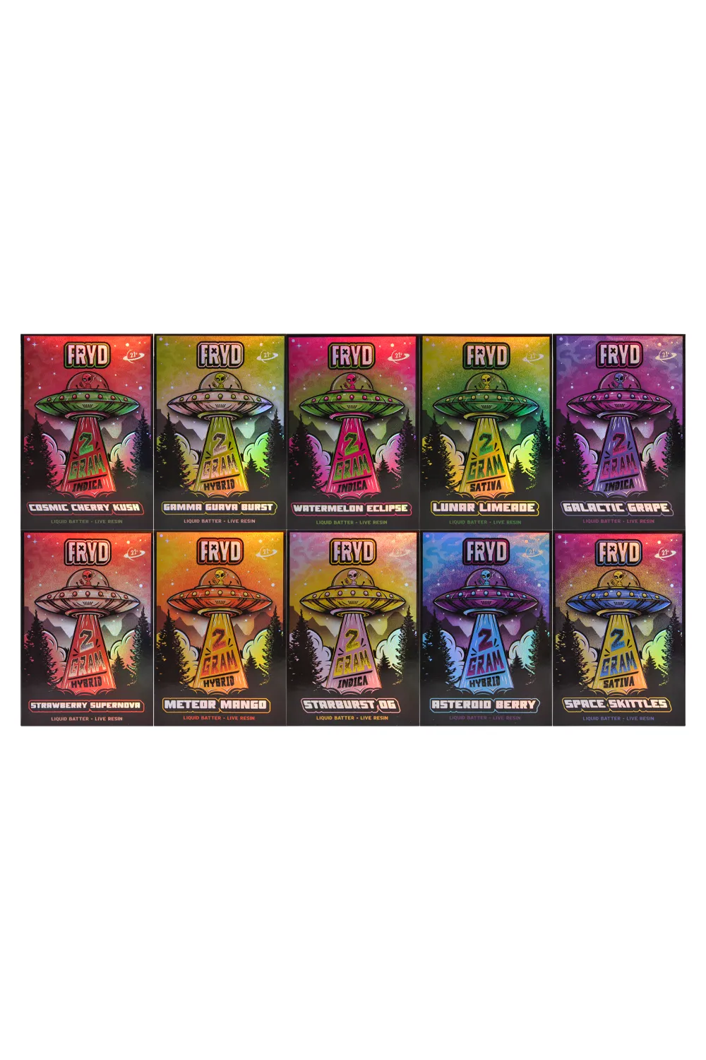 200pcs/lot Fryd 2g Live Resin Disposables USA Warehouse