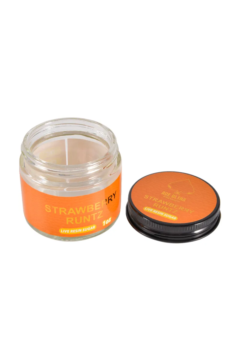 USA Stock Ace Ultra 1oz Glass Jar 16 Flavors 