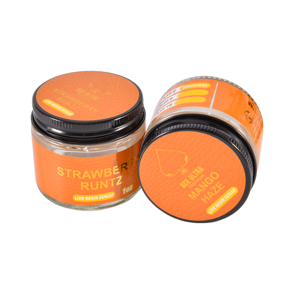 USA Stock Ace Ultra 1oz Glass Jars 16 Flavors 