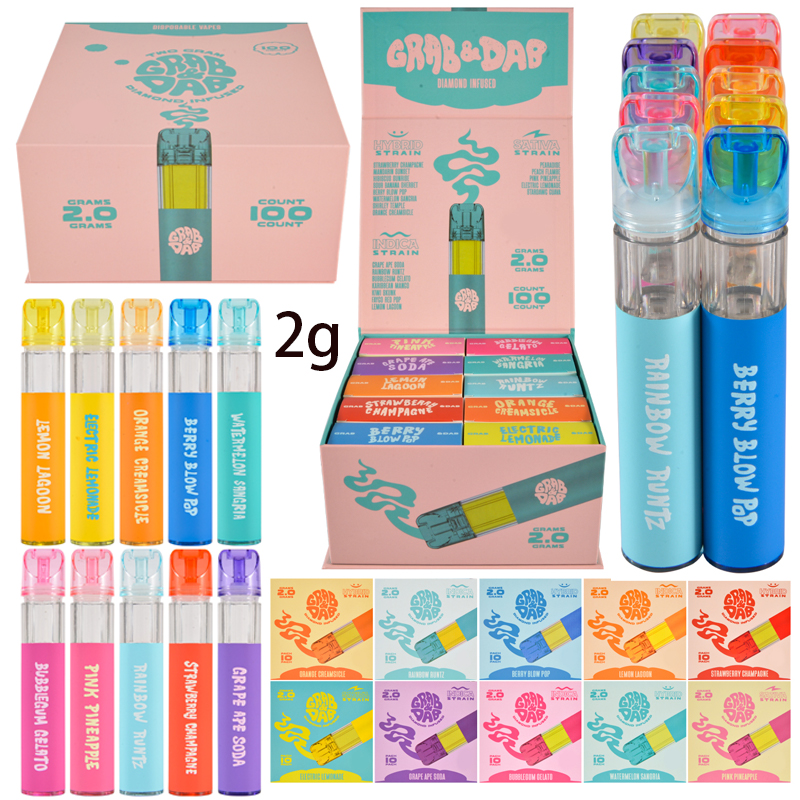 New Grab Dab 2ml Live Resin Empty Disposables