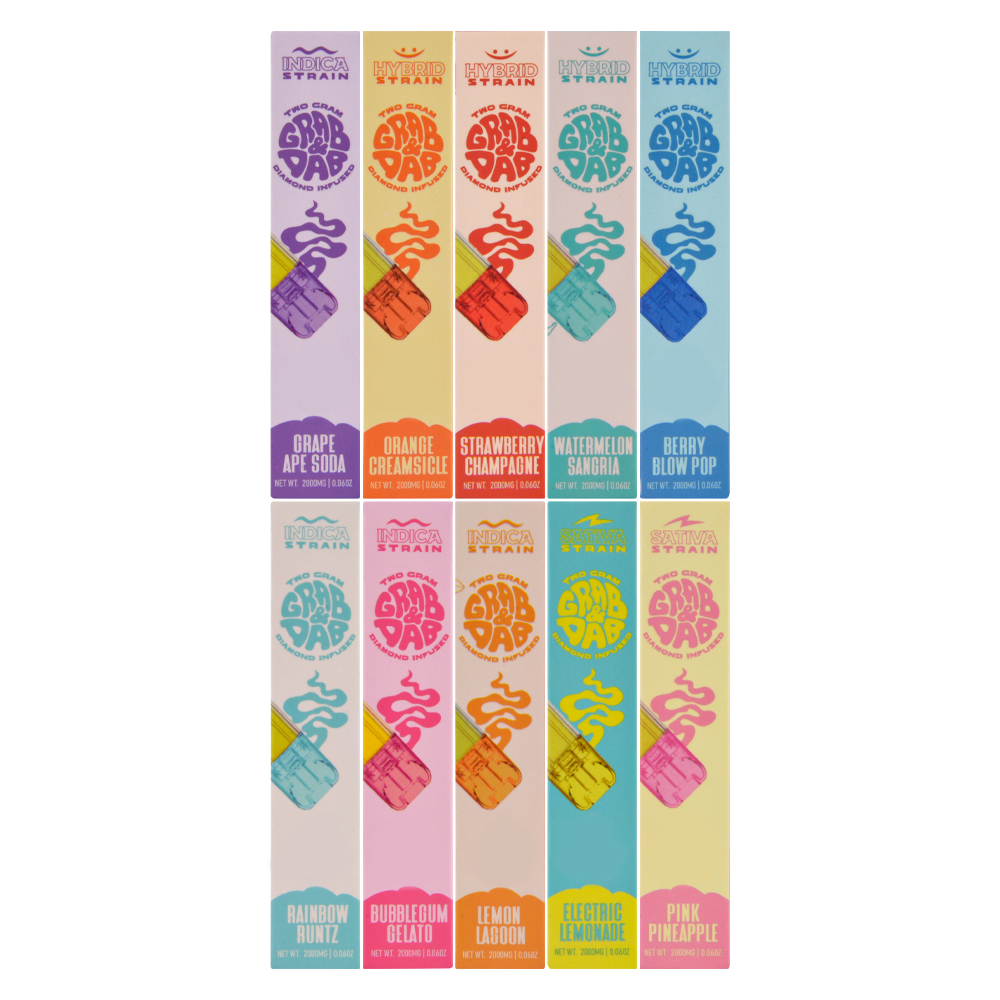 New Grab Dab 2ml Live Resin Empty Disposables