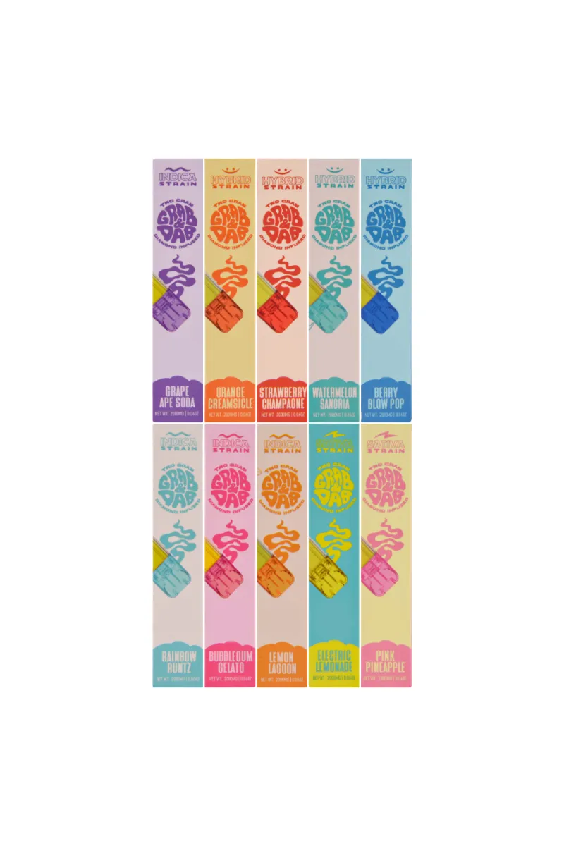 New Grab Dab 2ml Live Resin Empty Disposables