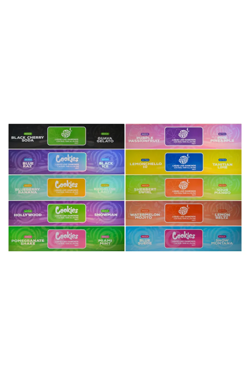 Cookies & Lemonade Dual Chamber 1ml +1ml Dispoable Vape 