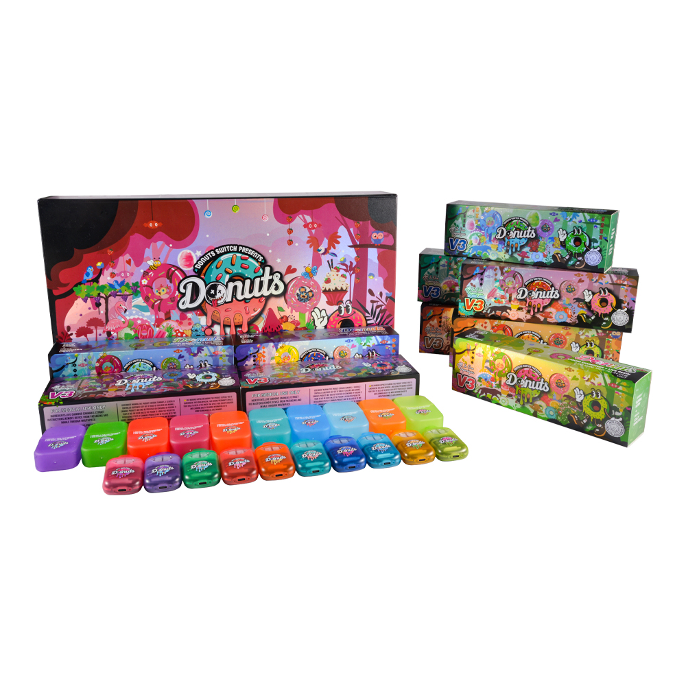 Donuts Switch V3 1ml+1ml Rechargeable Disposable Vape