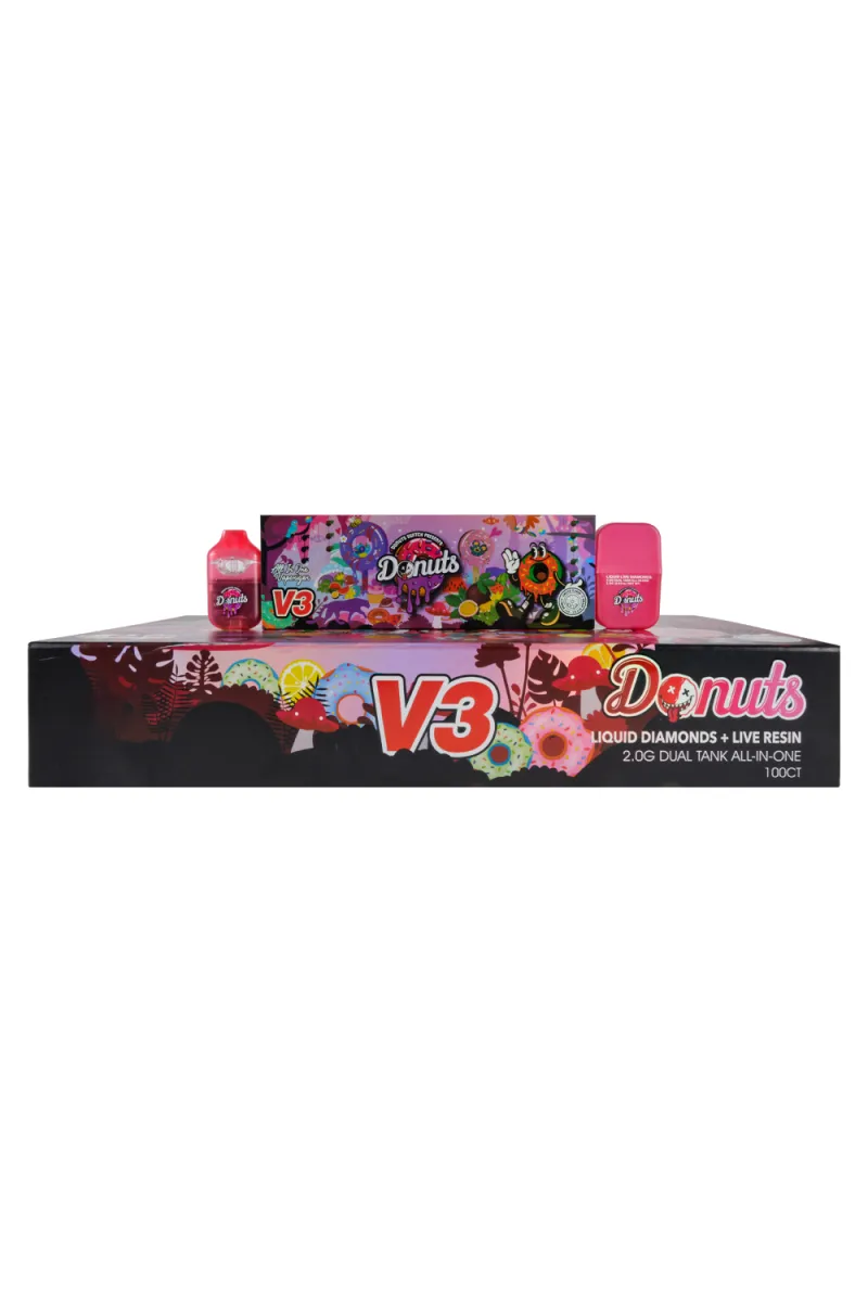 Donuts Switch V3 1ml+1ml Rechargeable Disposable Vape
