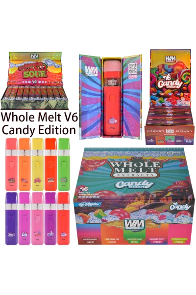 USA 2g Whole Melt Extracts V6 Candy Editon 500pcs/lot 01