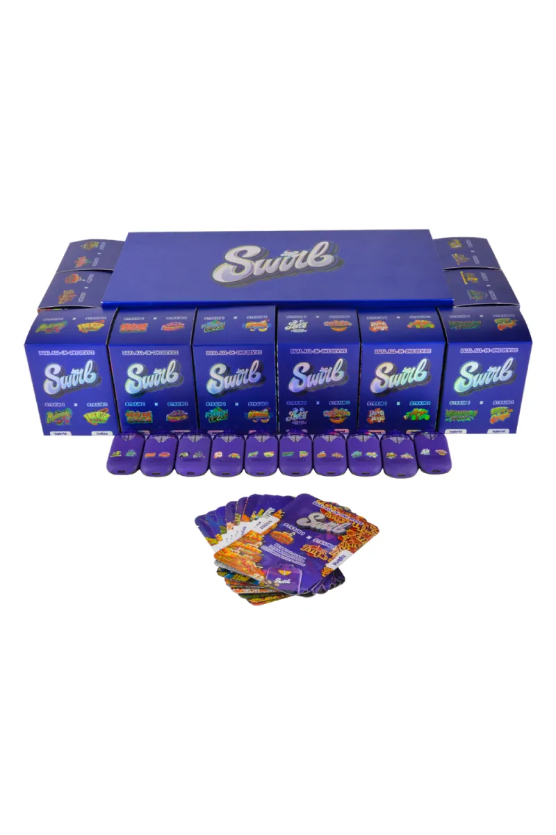 Swirl Dual Chamber 1ml +1ml THC Disposable Vape