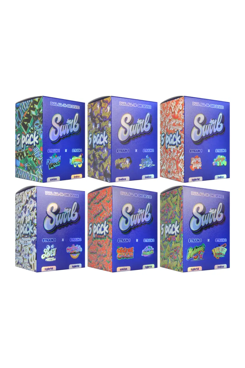 Swirl Dual Chamber 1ml +1ml THC Disposable Vape