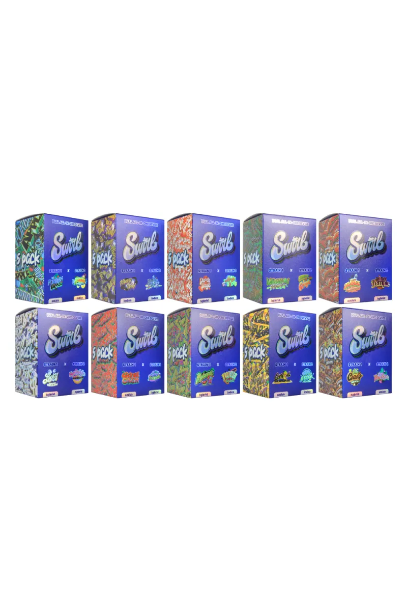 USA Stock SWIRL Dual Chamber Vape Dispo 500pcs/lot