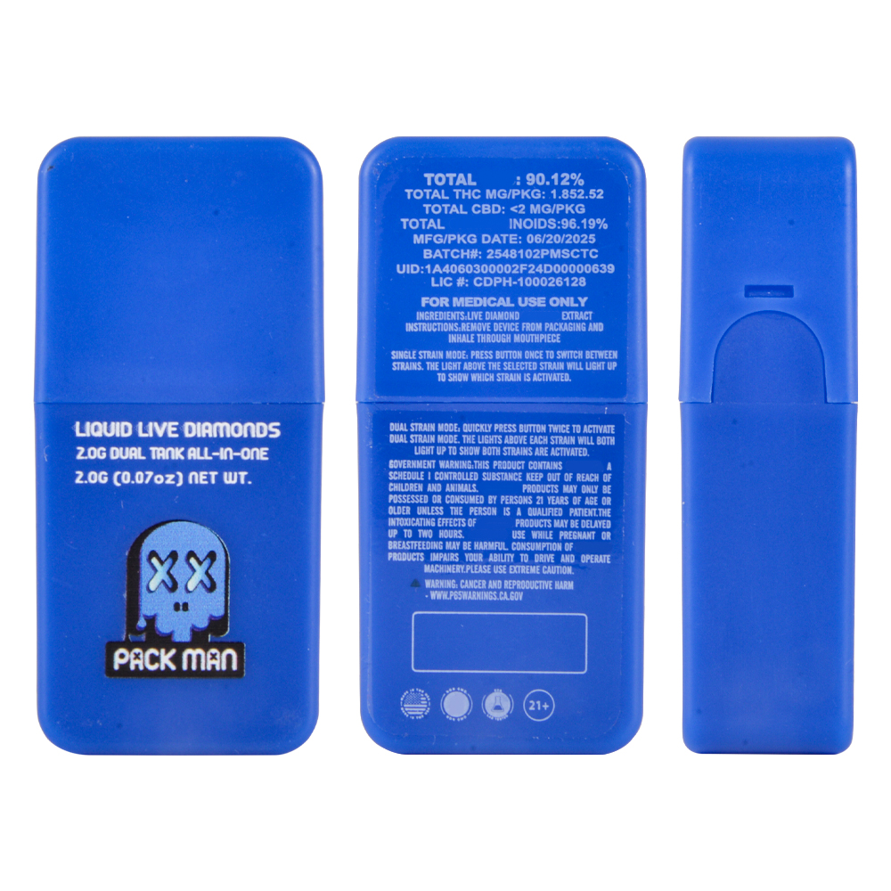 USA Stock 500pcs/lot Packman Summer Edition 2g Disposables