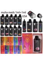 USA Muha Meds 1g+1g 500 Pcak Dual Chamber Dispo