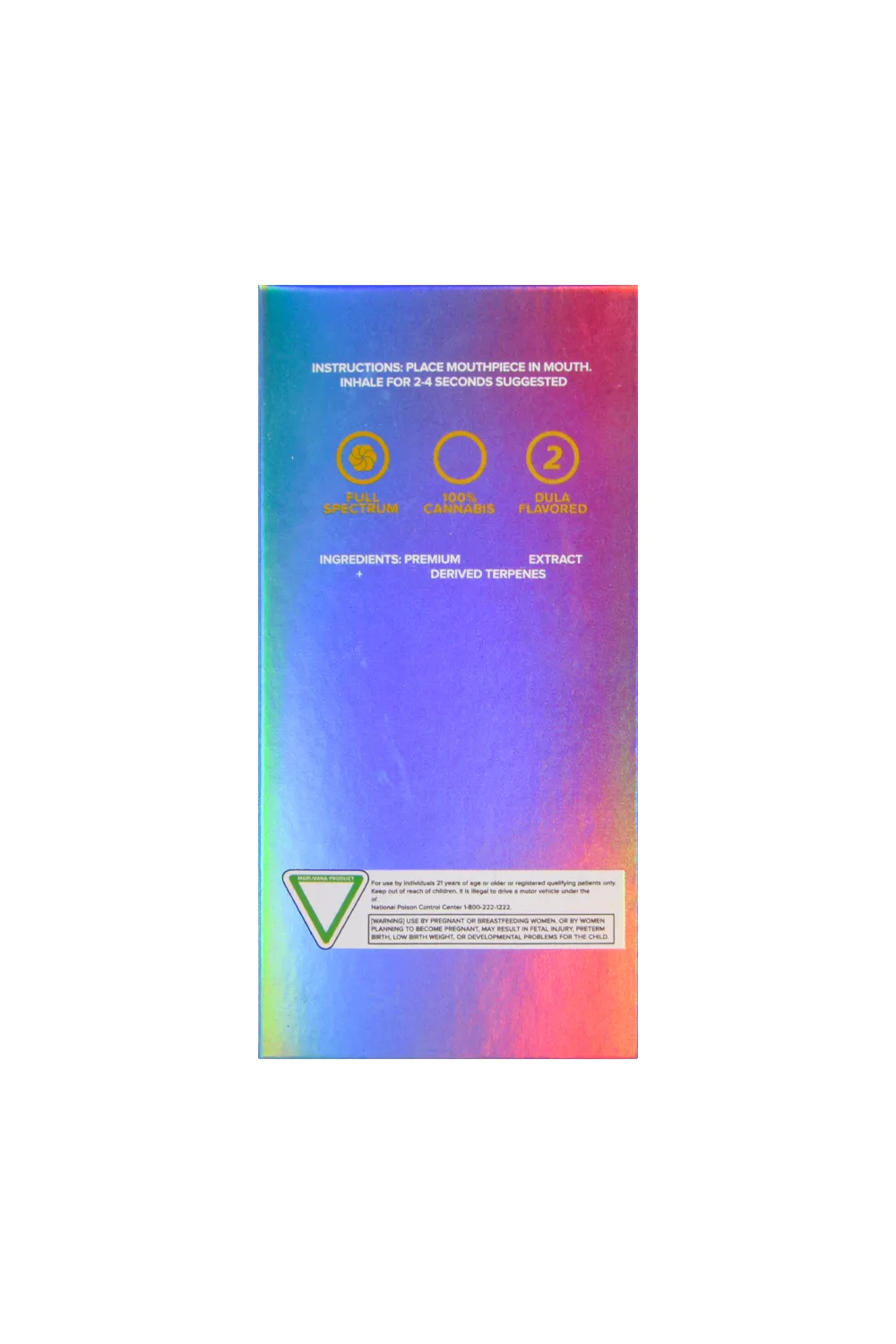 USA Muha Meds 1g+1g 500 Pcak Dual Chamber Dispo