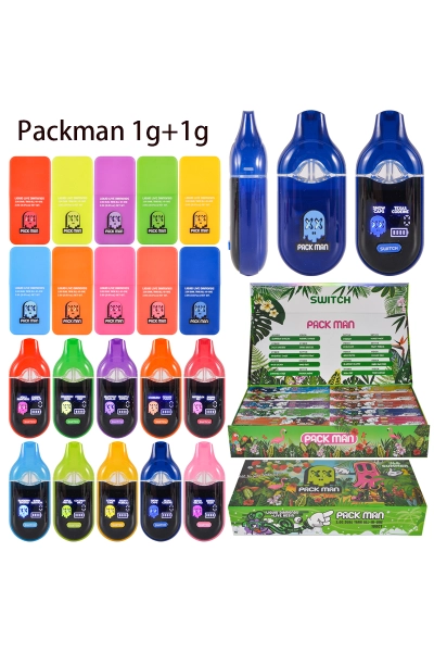 200Pcaks 1g+1g Packman Disposable Dal Chamber in UK 01