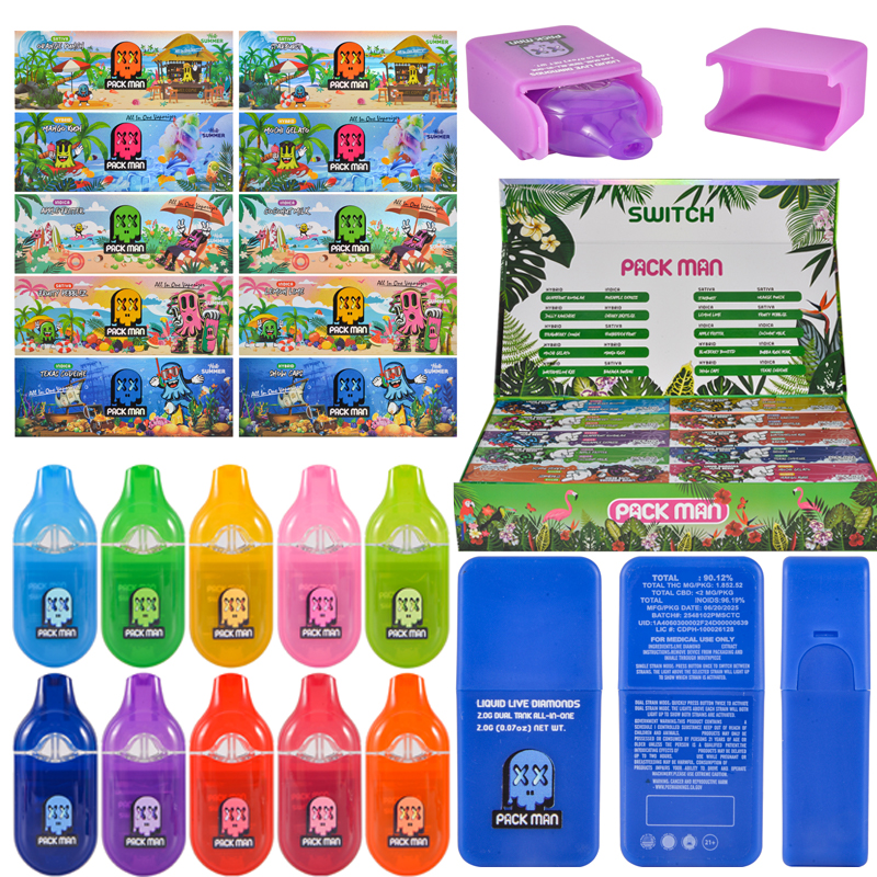 Europ Packman 1g+1g Summer Edition Dual Chamber 200pcs/lot